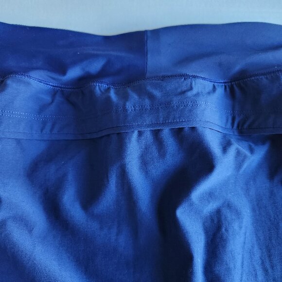 Lands End Womens Plus Quick Dry Board Skort Swim Skirt Mini Size 26W Blue UPF 50 - Picture 14 of 15